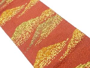 本場筑前博多山並模様織出し名古屋帯